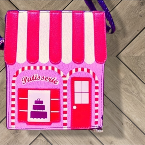 Modcloth Handbags - Collectif French Bakery Crossbody mini bag. Retro